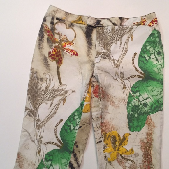 90’s Roberto Cavalli Butterfly Fantasy Jeans - Picture 2 of 8